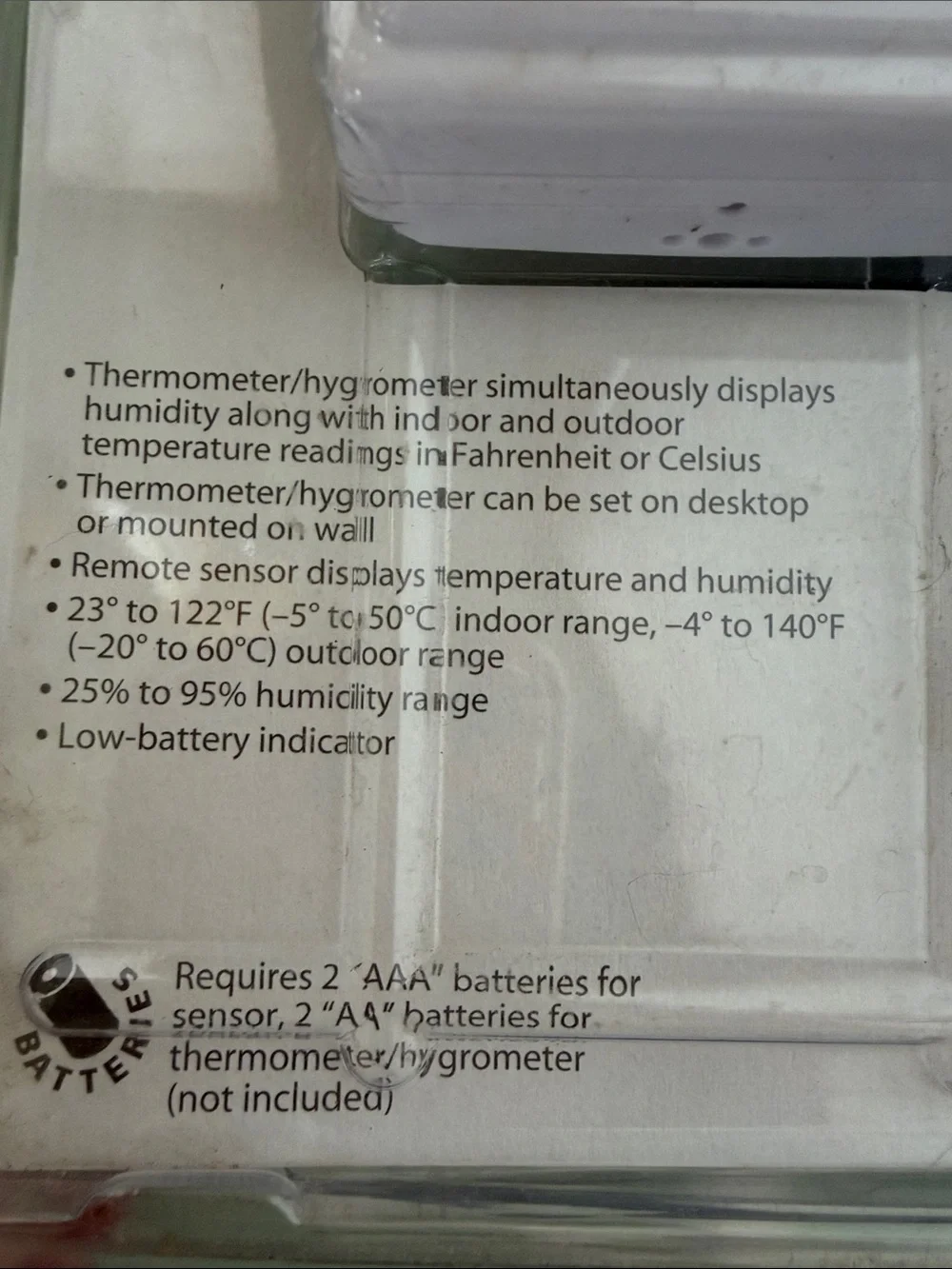 NEW Wireless Indoor/Outdoor Atomic Clock Thermometer Hygrometer